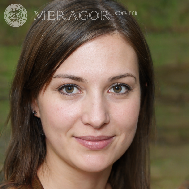 Girl's face photo on avatar | 0 Faces of girls Europeans Russians Girls