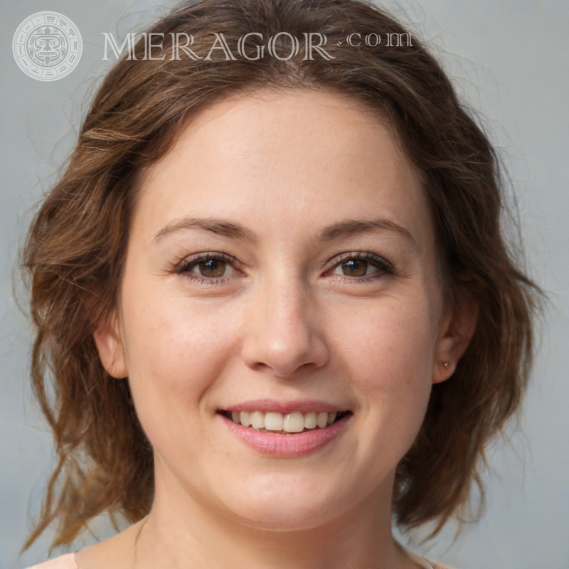 Cara de niña en el avatar de TalkBizNow Rostros de chicas Europeos Rusos Niñas adultas