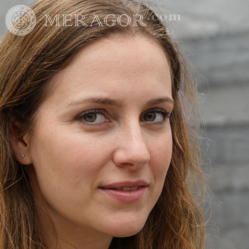 Cara de niña en el avatar de Vecteezy Rostros de chicas Europeos Rusos Niñas adultas