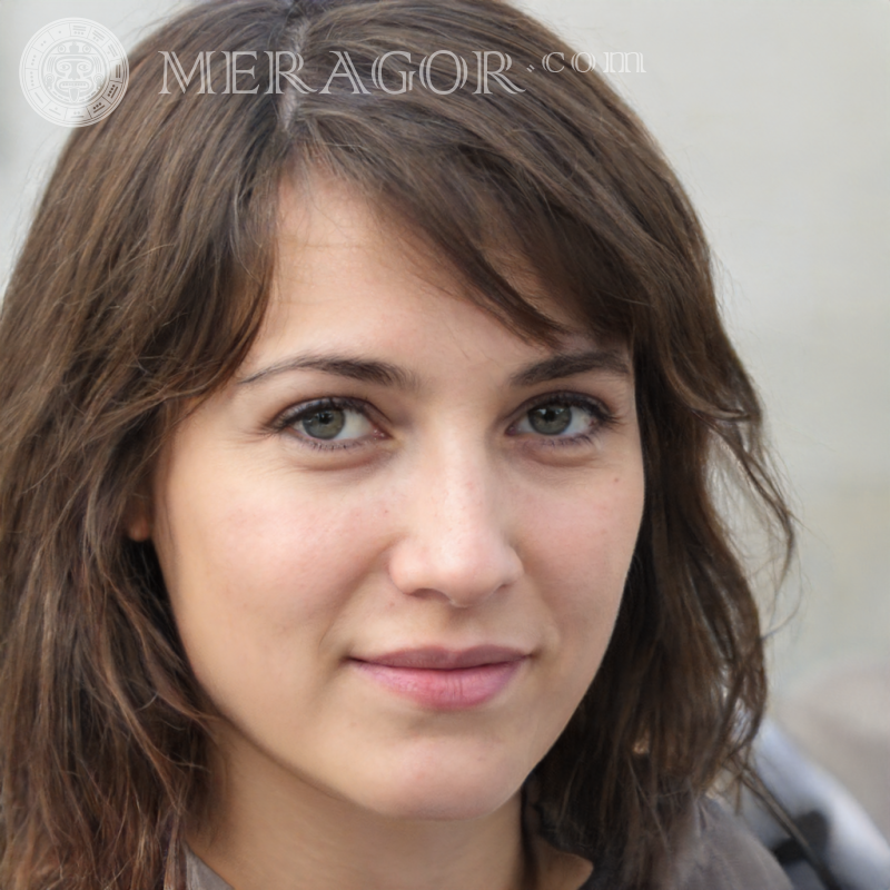 Linda foto do rosto da garota na página de cadastro Rostos de meninas adultas Europeus Russos Meninas adultas