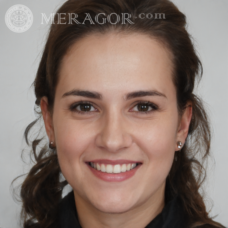 Обличчя португальської дівчини для реєстрації Португальці Європейці Іспанці