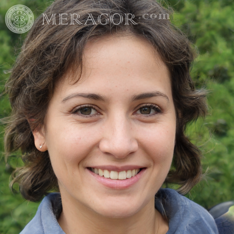 Face of a joyful Portuguese girl Portuguese Europeans Spaniards