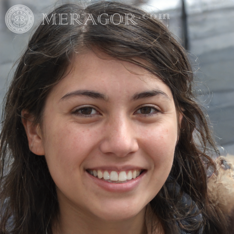 Foto eines spanischen Mädchens 18 Jahre alt Spanier Europäer Portugiesisch