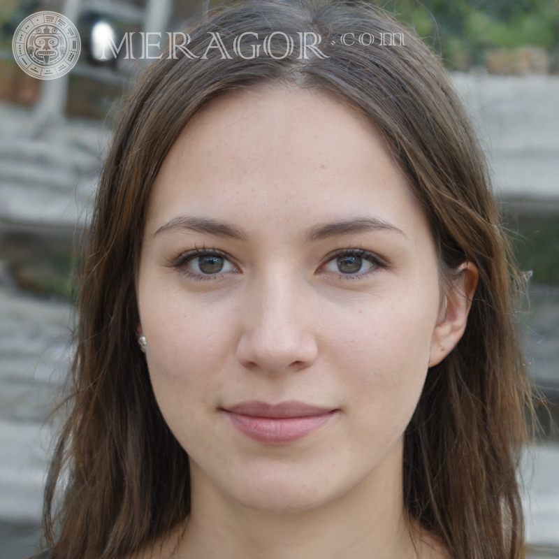 Foto aleatória de rosto de garota francesa Pessoas francesas Europeus Meninas adultas