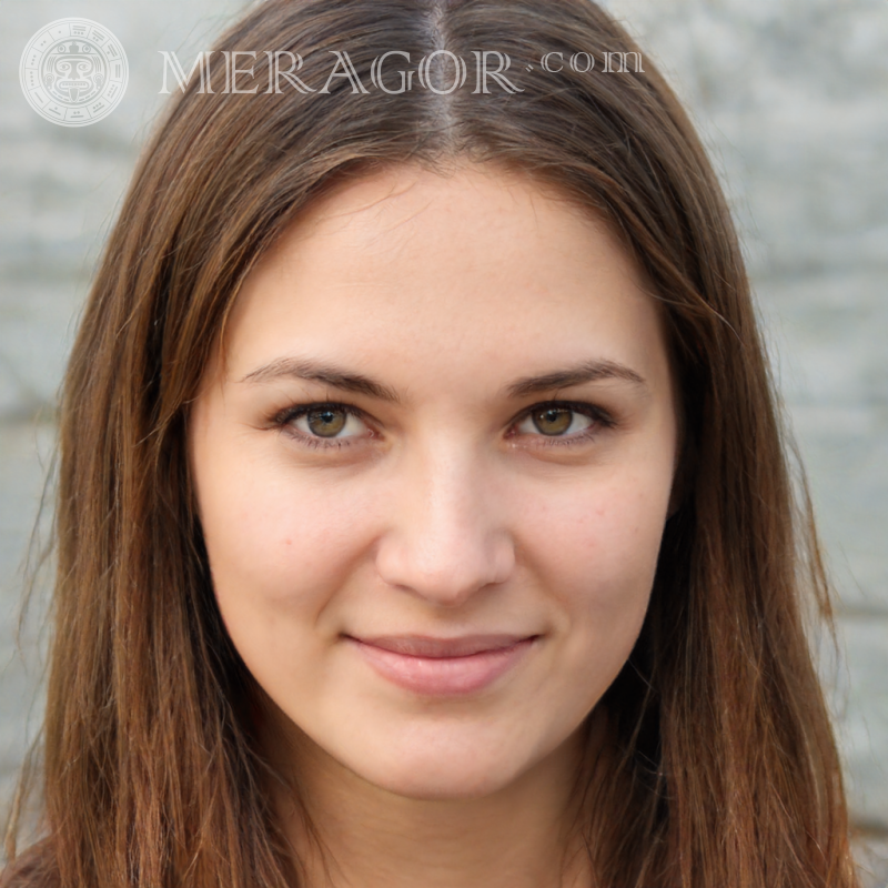 El rostro de una niña ucraniana para el sitio. Ucranianos Europeos Niñas adultas