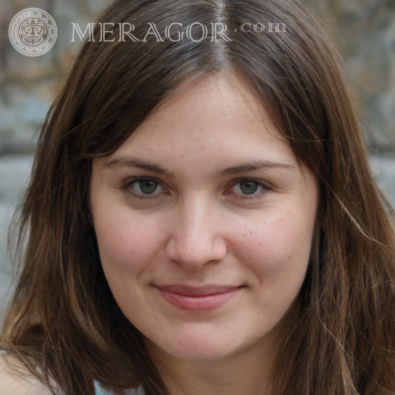 O rosto de uma garota ucraniana de 23 anos Ucranianos Europeus Meninas adultas