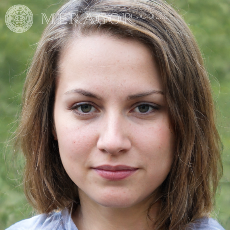 Gesicht des ukrainischen Mädchens 15 Jahre Ukrainer Europäer Mädchen