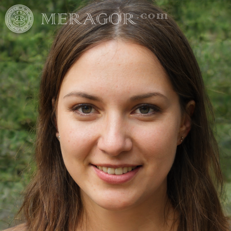 Gesicht des ukrainischen Mädchens 28 Jahre alt Ukrainer Europäer Mädchen