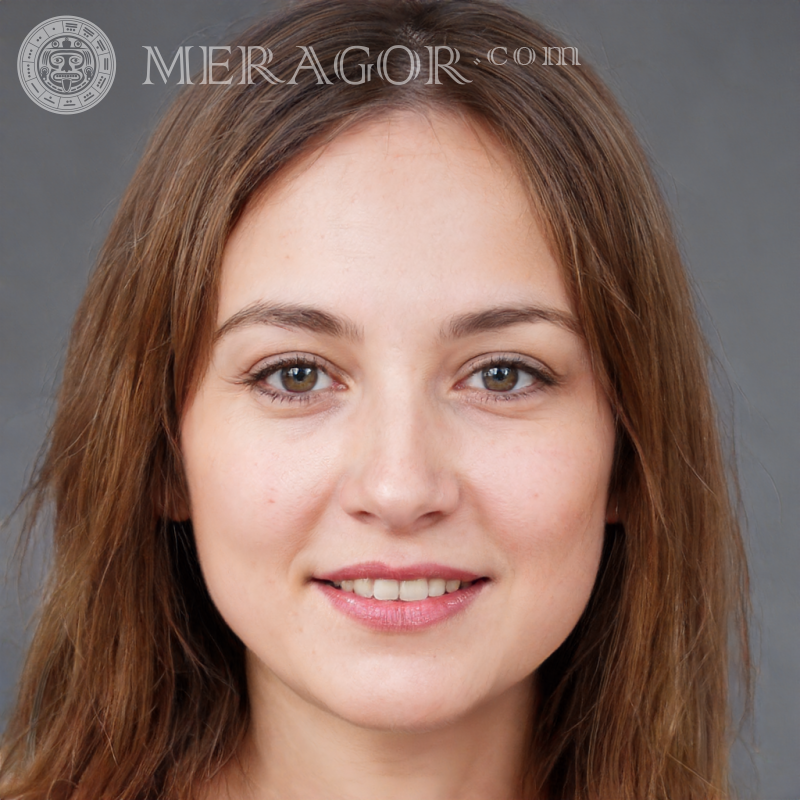 Photo sous licence ukrainienne fille aux cheveux longs Ukrainiens Européens Les filles