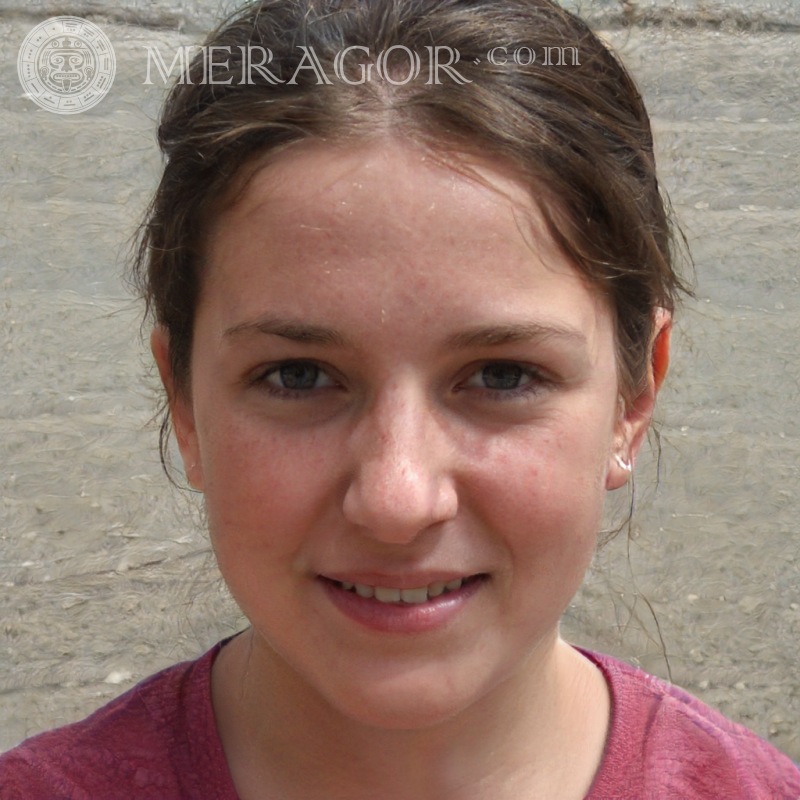 El rostro de una chica seria ucraniana Ucranianos Europeos Niñas adultas