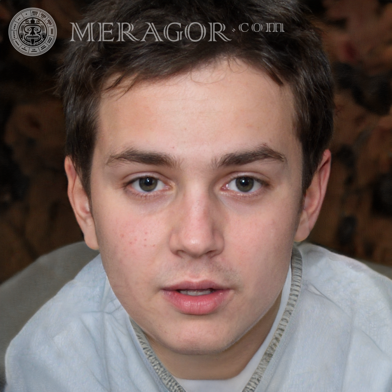 Download the face of a simple boy to the page Faces of boys British Americans Argentines