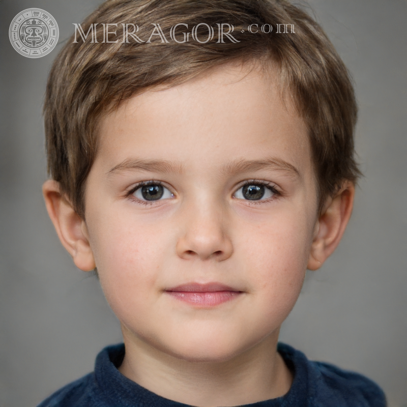 Téléchargez le visage un garçon mignon sur l'avatar Visages de garçons Britanniques Américains Argentins
