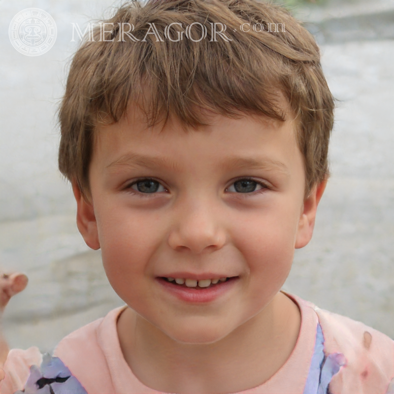 Download the face of a cute boy on the desktop Faces of boys British Americans Argentines
