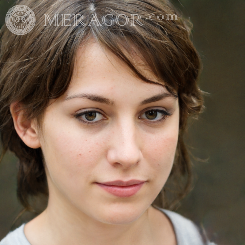 Cara de una niña canadiense en avatar de 19 años Canadienses Americanos Niñas