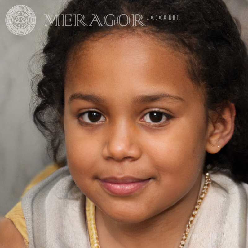 Photo of an African girl 4 years old Blacks Small girls Faces, portraits