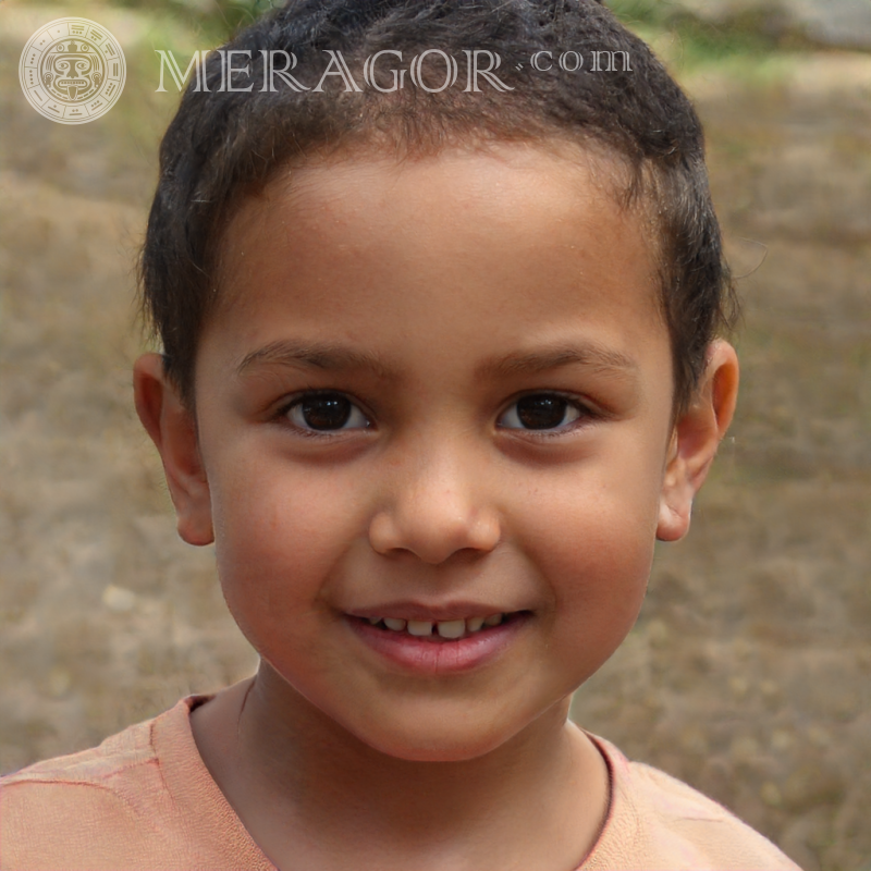 Mulattin 2 Jahre alt Maedchen Schwarze Gesichter, Porträts