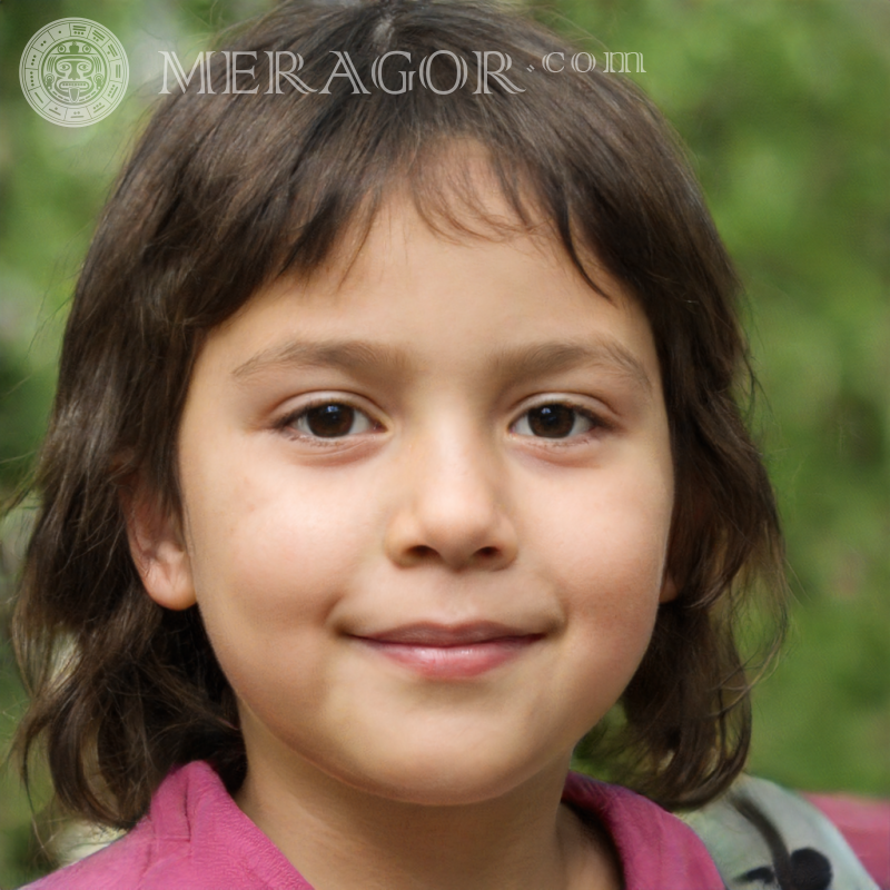 Латинская девочка 3 года Девочки Темнокожие Лица, портреты