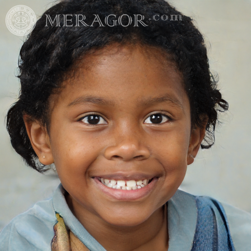 Foto de uma garota negra para foto de perfil Negros Pessoa, retratos Todas as faces