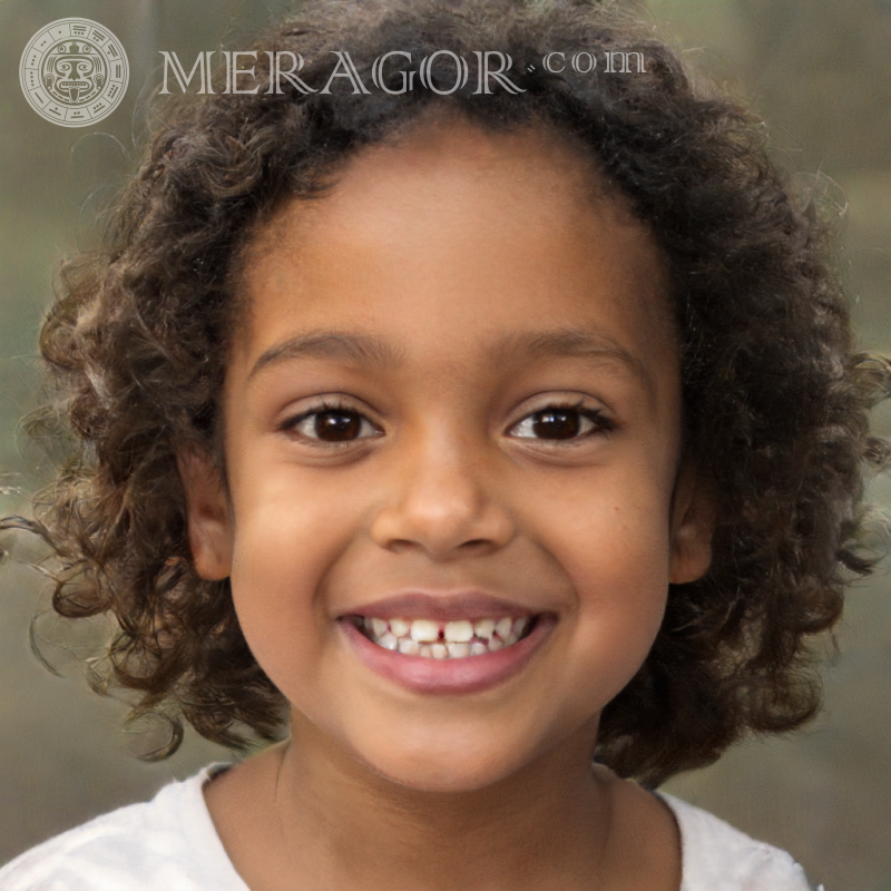 Чернокожая маленькая девочка фото Темнокожие Лица, портреты Все лица