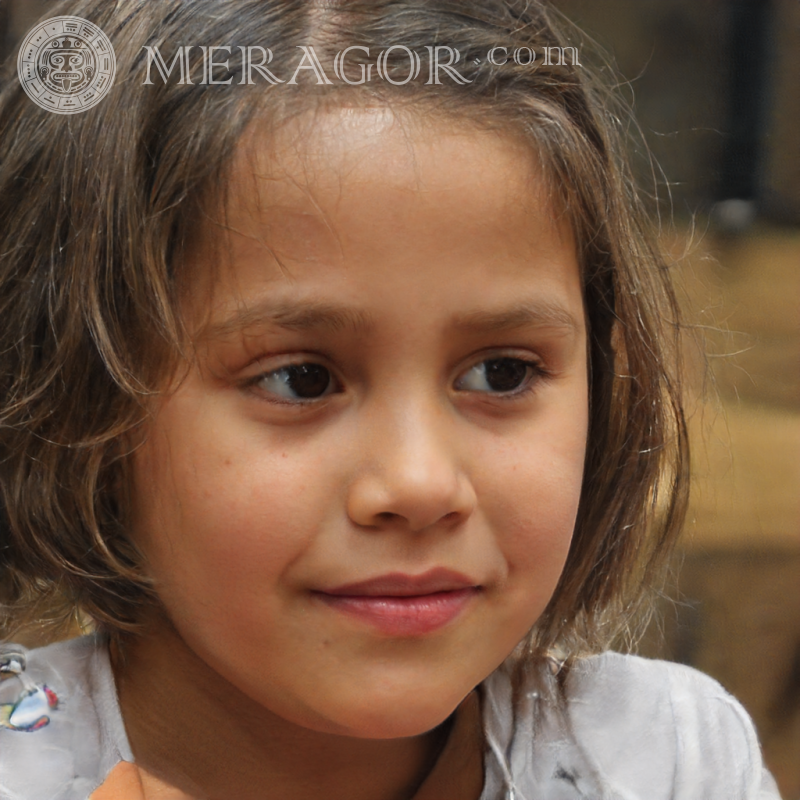 Photo of a portuguese little girl Blacks Brazilians Europeans Spaniards