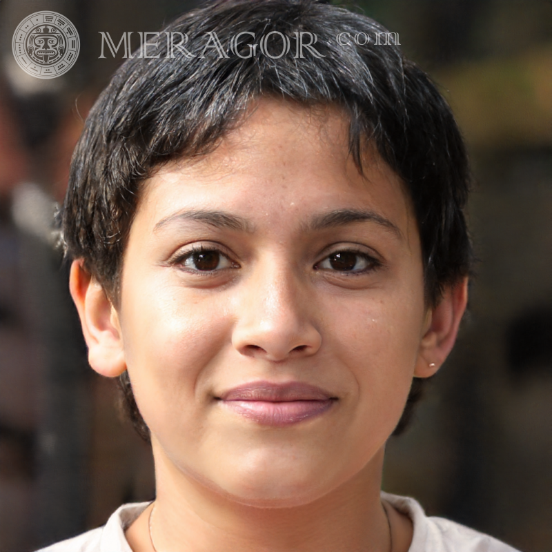 Cara de adolescente brasileña Españoles Brasileños Mexicanos
