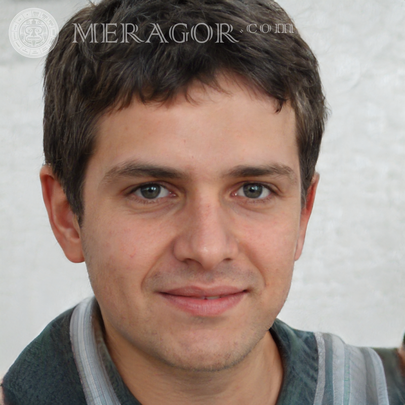 Foto do cara no avatar do Photoshablon Rostos de rapazes Britânico Europeus Pessoa, retratos
