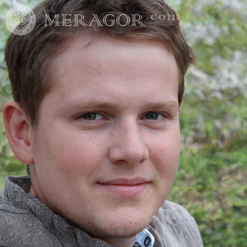Photo du mec sur la photo de profil 22 ans Visages de jeunes hommes Britanniques Européens Visages, portraits