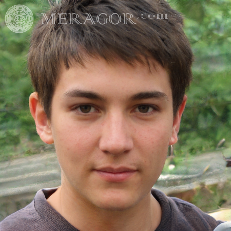O rosto de um cara paciente no avatar Rostos de rapazes Europeus Pessoas francesas Pessoa, retratos