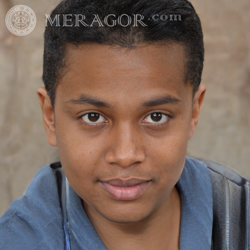 Foto de un chico africano para foto de perfil Rostros de chicos Franceses Caras, retratos Todas las caras