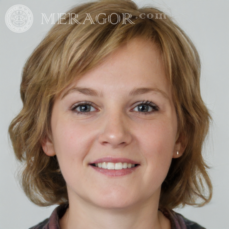 Photo of a woman on an avatar for a passport British Europeans Women