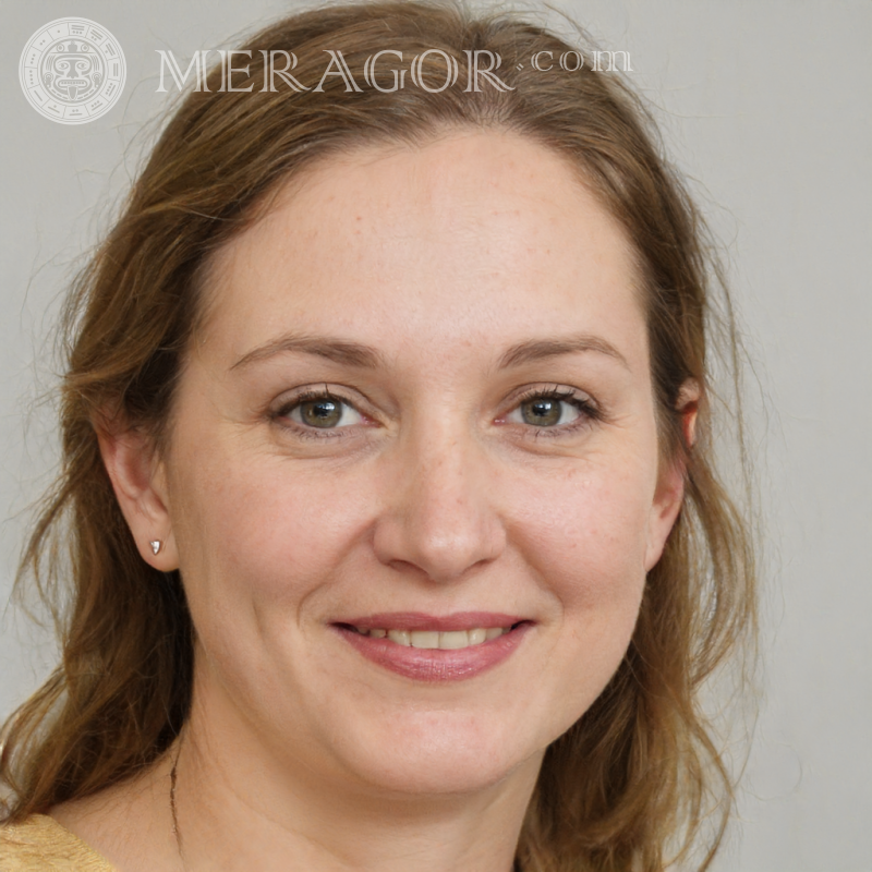 Фото женщины на аватарку на медицинский полис Англичане Европейцы Женщины