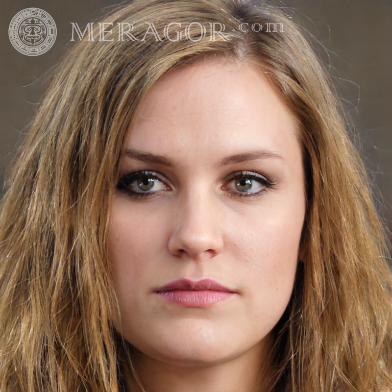 Gesicht einer deutschen Frau 34 Jahre alt Deutsche Europäer Frauen