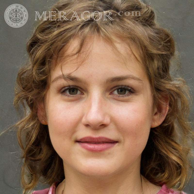 Le visage une Polonaise de 28 ans Pôles Européens Les femmes
