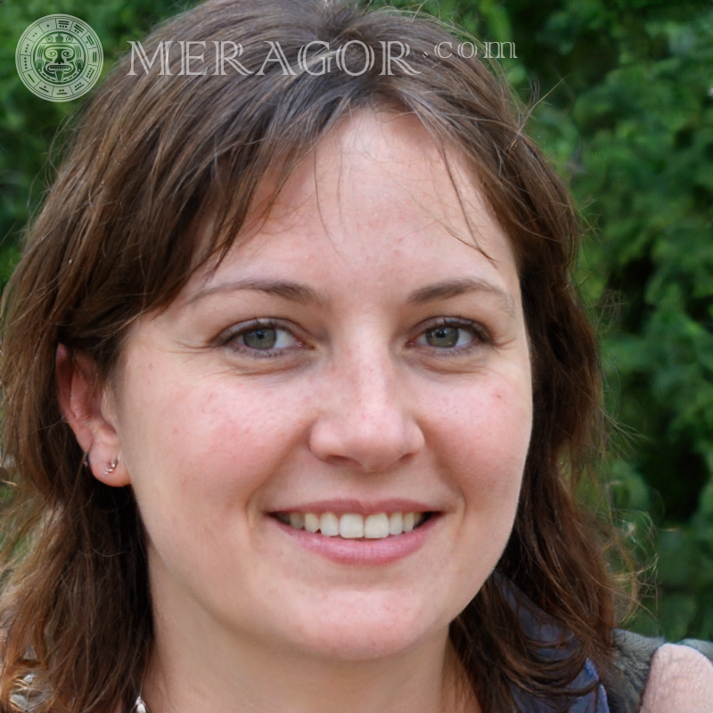 Foto de una mujer polaca sonriente Polos Europeos Mujeres