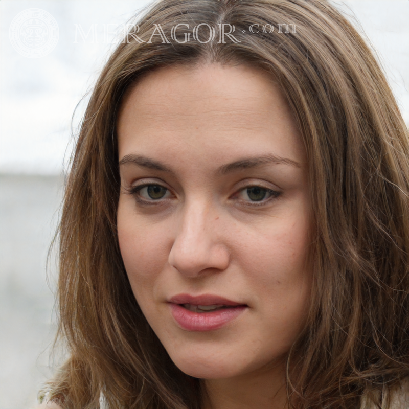 Gesichter von Frauen auf dem Avatar 33 Jahre alt Franzosen Belgier Europäer
