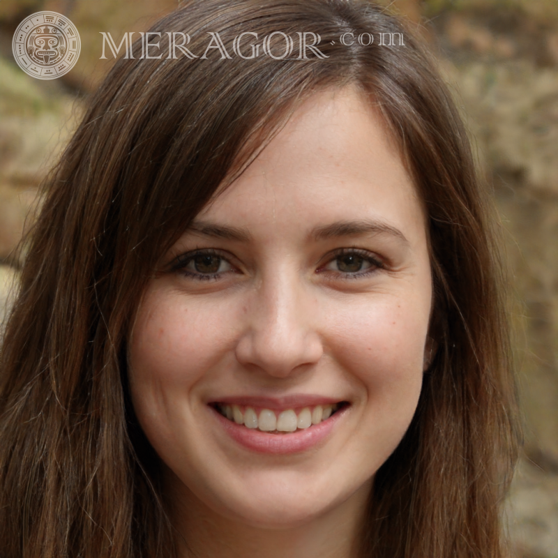 Обличчя жінки на аватарку на сторінку Португальці Європейці Жінки