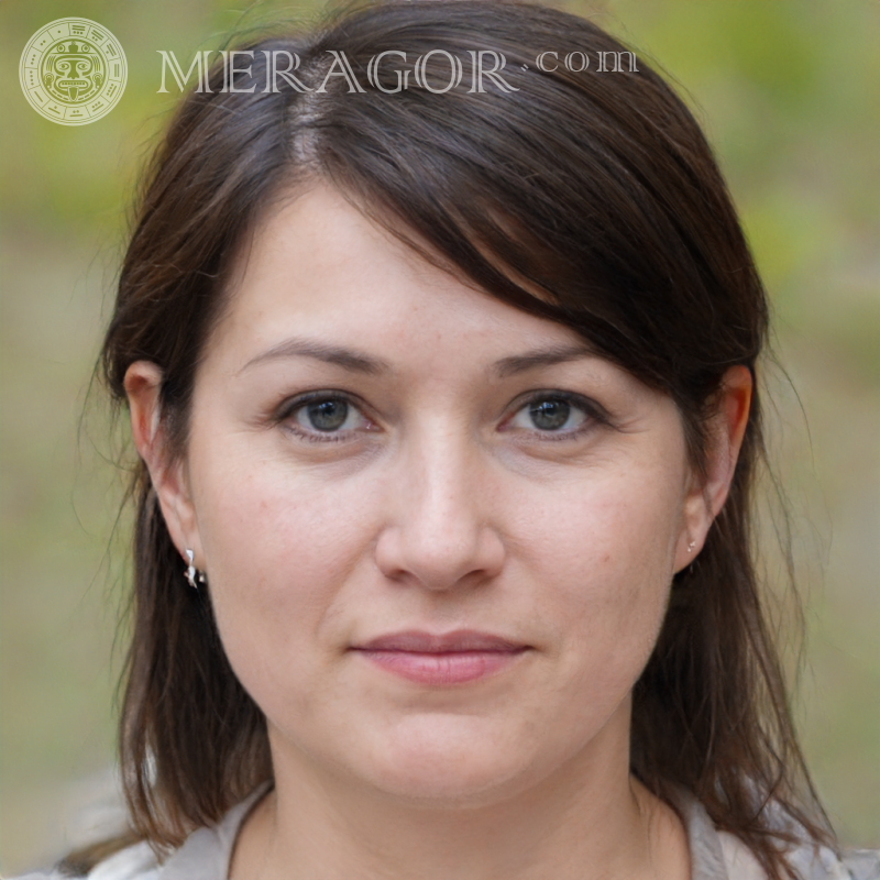 Foto de rosto de mulher fofa Poloneses Europeus Mulheres