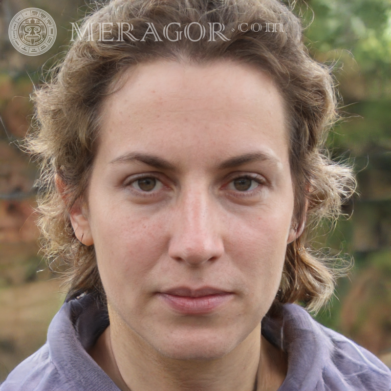 Woman's face on Meragor avatar Russians Europeans Ukrainians