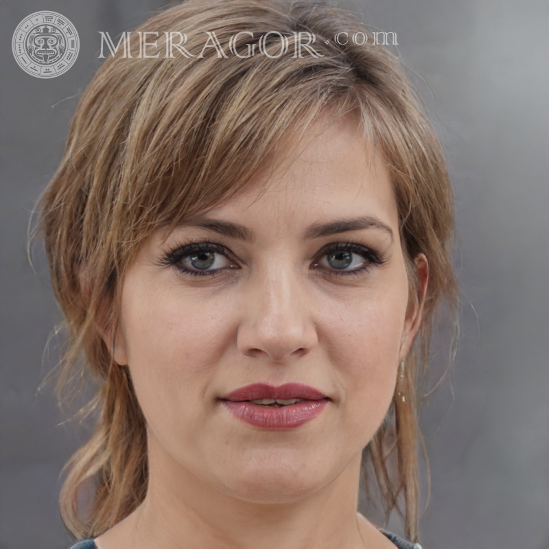Foto de mujer estética para foto de perfil. Rusos Europeos Ucranianos