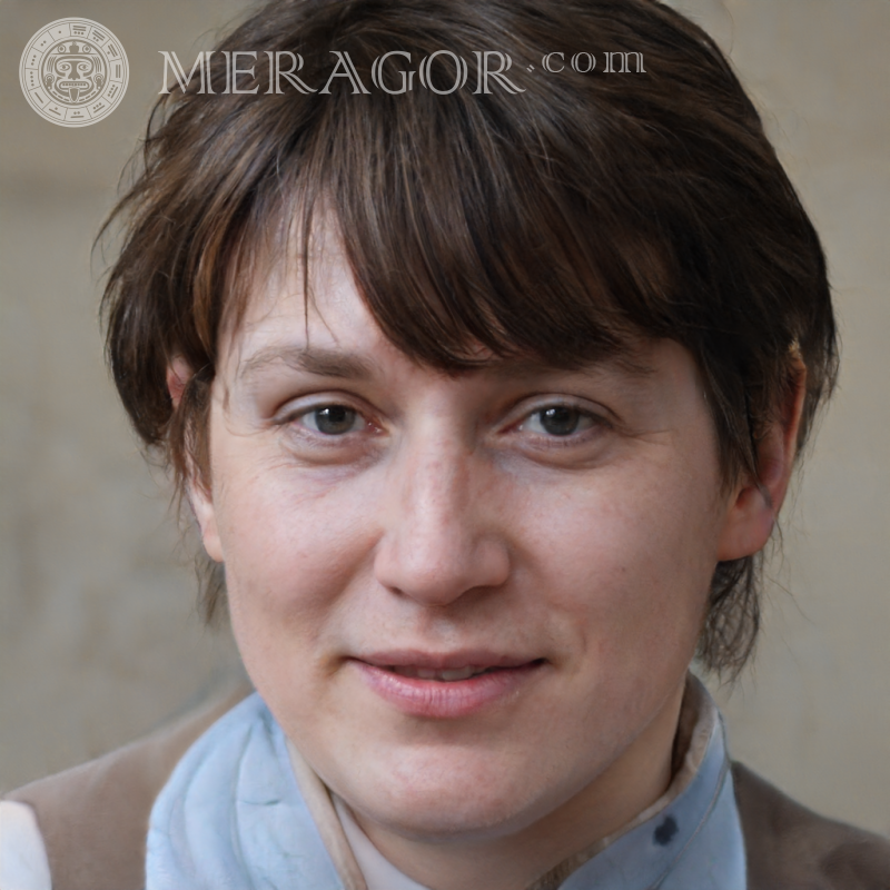 Erstelle ein Foto einer Frau für einen Avatar Russen Europäer Ukrainer