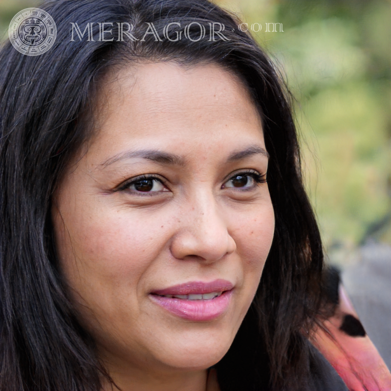 Le visage de la femme mexicaine de profil Mexicains Les femmes Visages, portraits