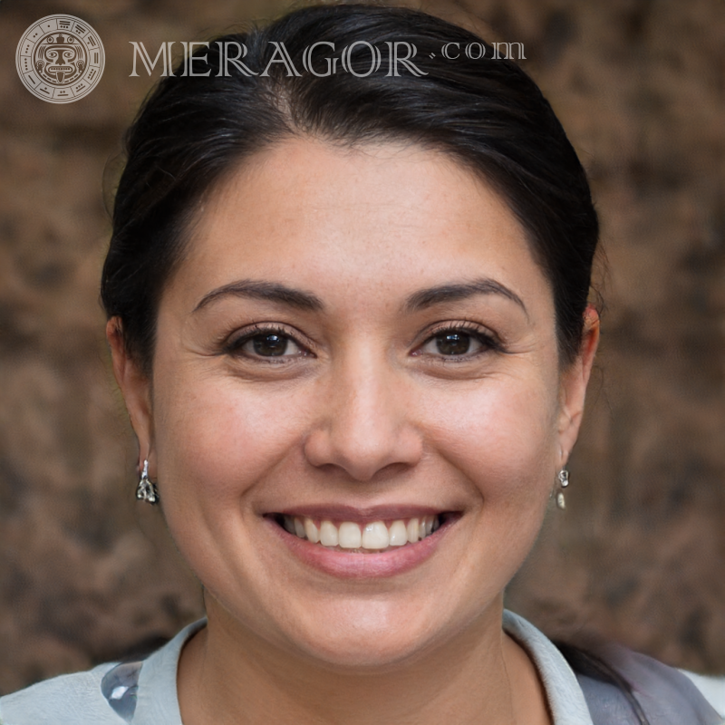 Photo of a Mexican woman 40 years old Mexicans Women Faces, portraits
