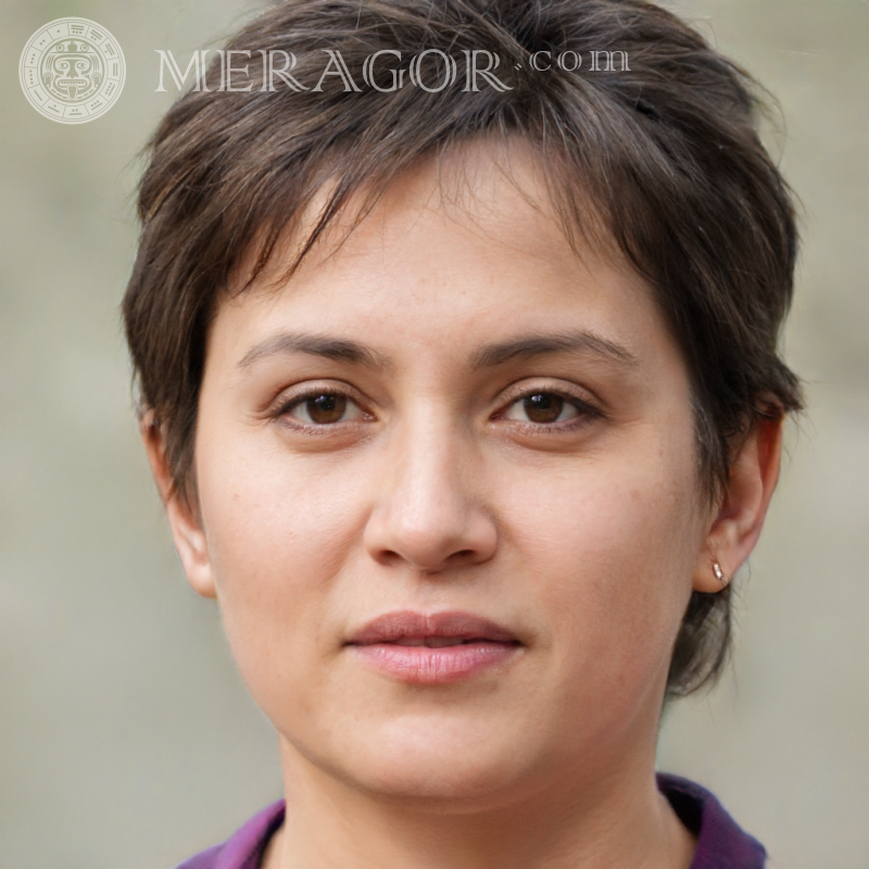 Beautiful face photo of woman face generator Russians Europeans Ukrainians