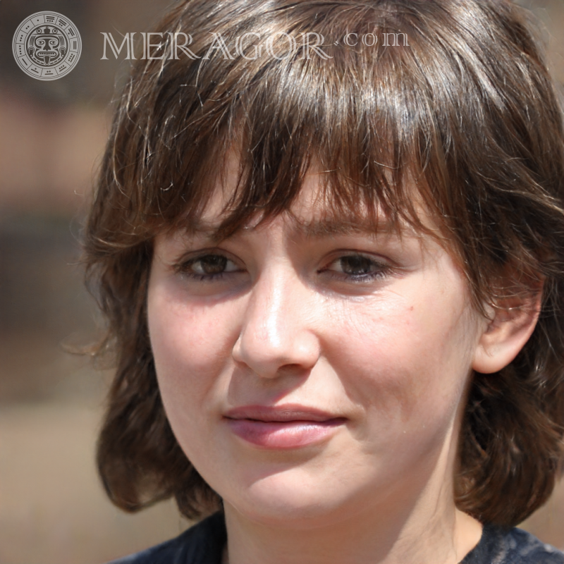 Generador de perfil de rostro de mujer hermosa Rusos Europeos Ucranianos