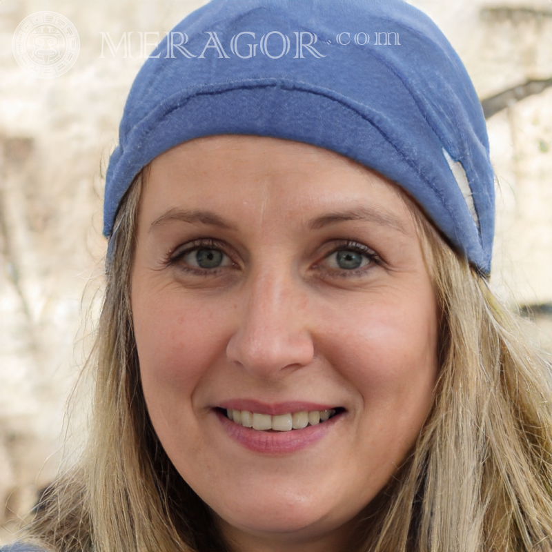 Foto de una mujer con un pañuelo para un avatar Rusos Europeos Ucranianos
