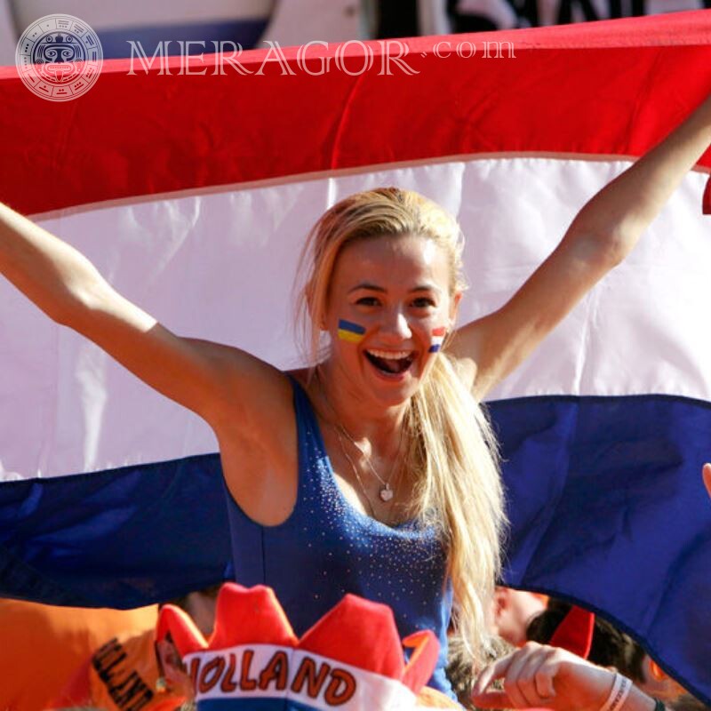 Niederländische Cheerleaderin Niederländisch Europäer