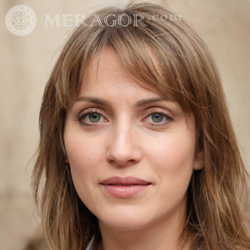 Hermosos rostros de mujeres Ucranianos Europeos Rusos