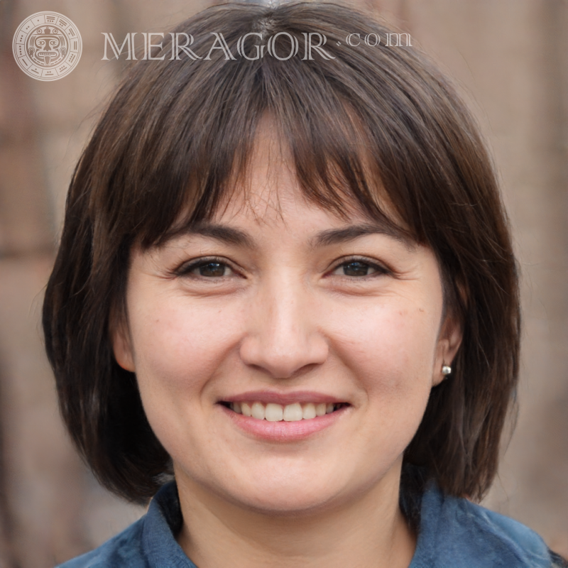 Erstelle einen Avatar für eine Frau aus Zentralasien Russen Europäer Ukrainer