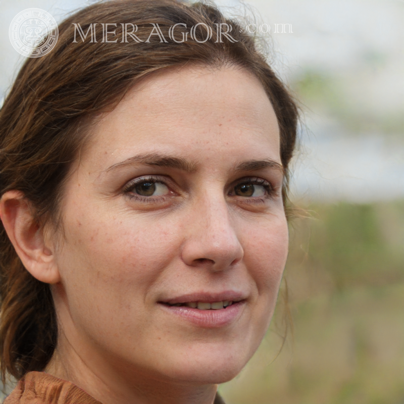 Woman's face on avatar best photo Ukrainians Europeans Russians
