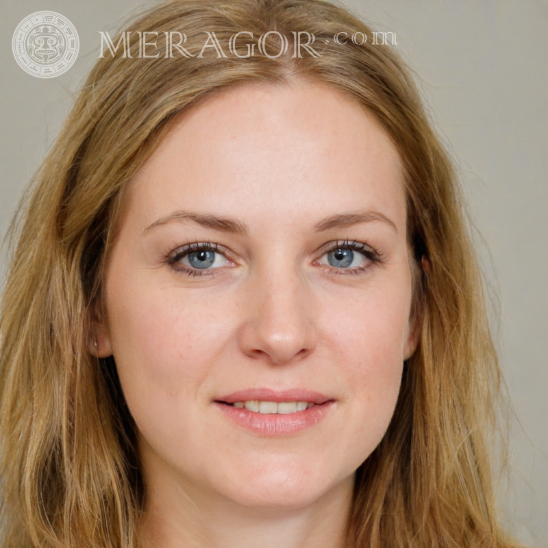 Обличчя шведської жінки на аватарку Шведи Європейці Німці